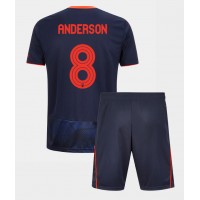 Otroški Nogometni dresi Nottingham Forest Elliot Anderson #8 Gostujoči 2025-26 Kratek Rokav (+ Kratke hlače)